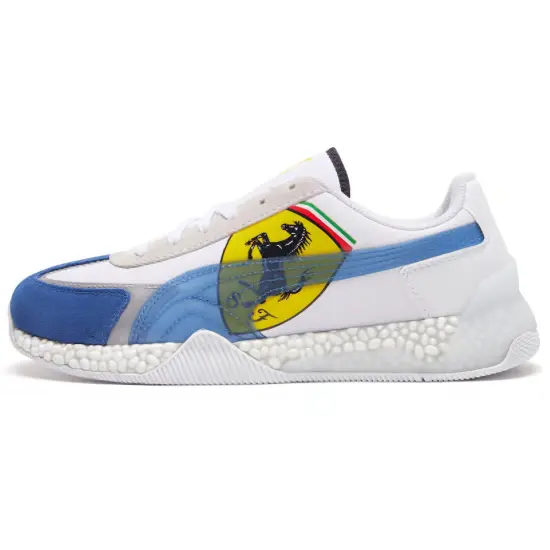 PUMA Speed Hybrid Lifestyle Shoes Men Low-top White/Royal Blue
