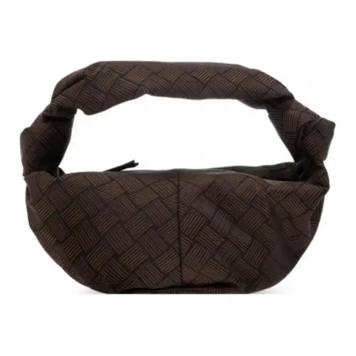 Bottega Veneta Leather Clutch Mini Women's Dark Brown