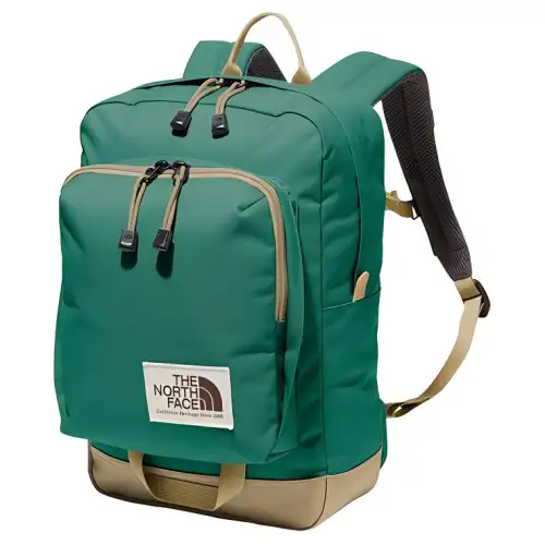 THE NORTH FACE 13L Outdoor Bag Backpack Recycled Polyester Canvas Green Unisex