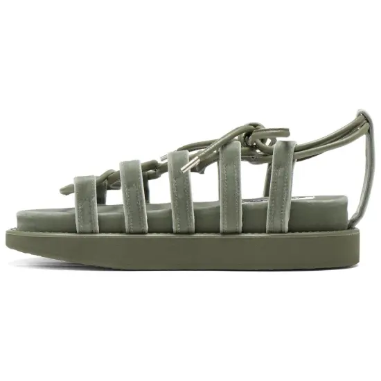 Onitsuka Tiger Waraji Beach Sandals Unisex Gray Green