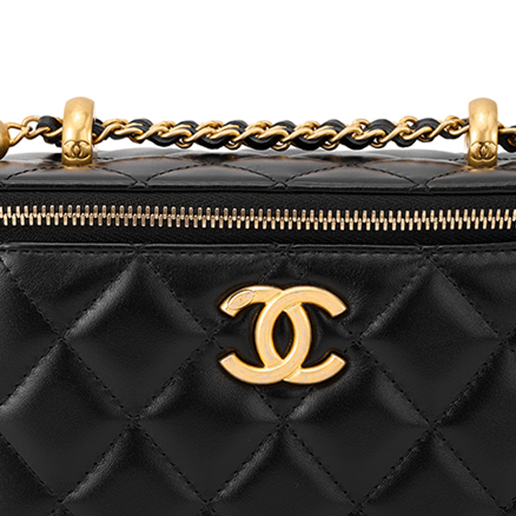 Женская сумка Chanel LP (черная) — фото 5
