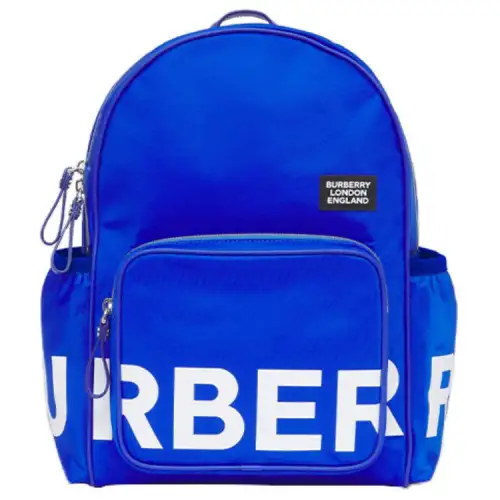 Burberry Nylon Fabric Backpack Kids' Blue