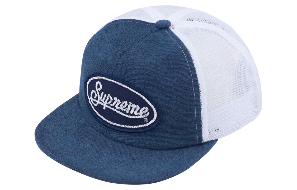 Бейсболка Supreme SS24 WEEK10 Terry Mesh Back 5-Panel (синяя)