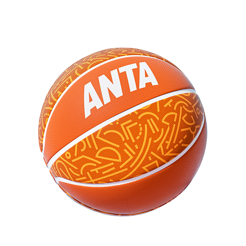 Anta Rubber Basketball Course Orange Size 7 Training Competition