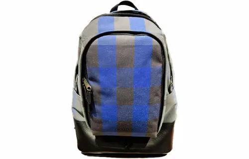 Burberry Leather Backpack Men's Multicolor