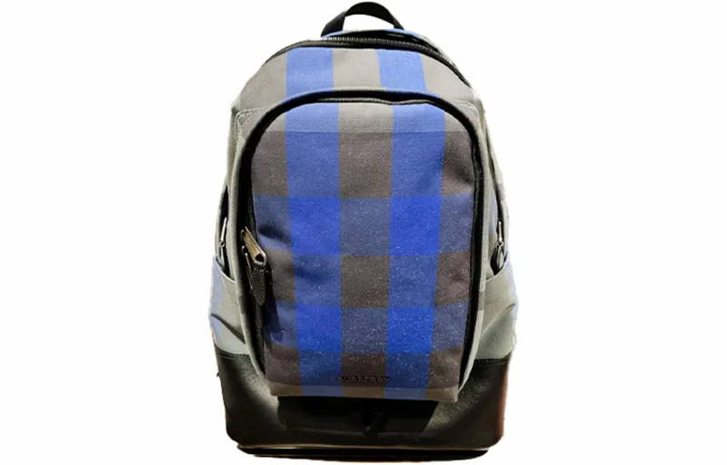 Burberry Leather Backpack Men's Multicolor