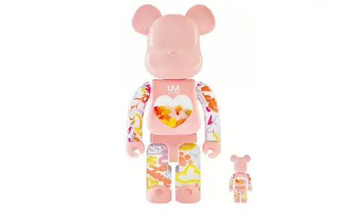 BE@RBRICK X UM Junior Graffiti Pink Easter Egg MACAU 2021 Macau Exclusive Trendy Figure