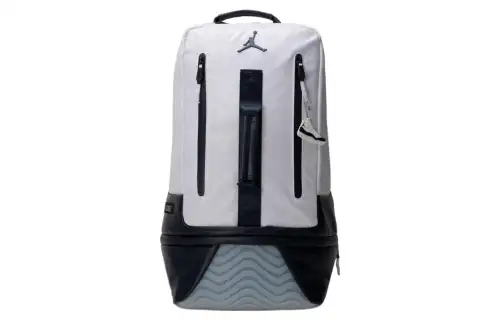 Jordan Polyester Elastane Backpack Regular Unisex Black/White