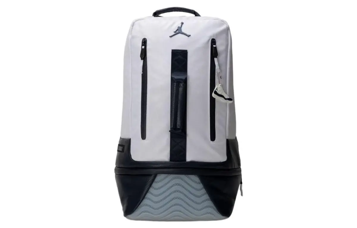 Jordan Polyester Elastane Backpack Unisex Black/White