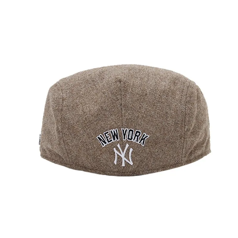 New Era Cotton Berets Unisex Brown