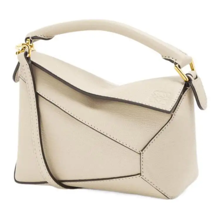 LOEWE Sheepskin Shoulder Bag, Crossbody Bag, Handbag Mini Women's Angora Color