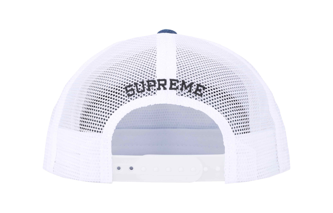 Бейсболка Supreme SS24 WEEK10 Terry Mesh Back 5-Panel (синяя) — фото 2