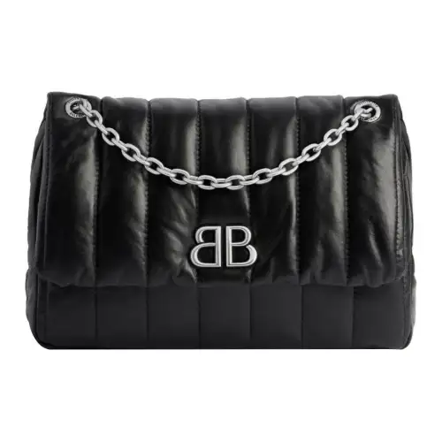 Balenciaga Cow Leather Shoulder Bag Mini Women's Black