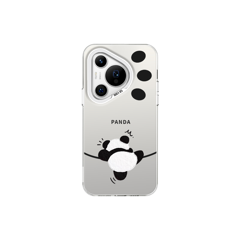 US 10 cents MSMF TPU material Cartoon creative climbing red panda men and women high-end gradient niche mobile phone case suitable for Huawei/HUAWEI/PURA70PRO+/PURA70PRO/PURA70 trend