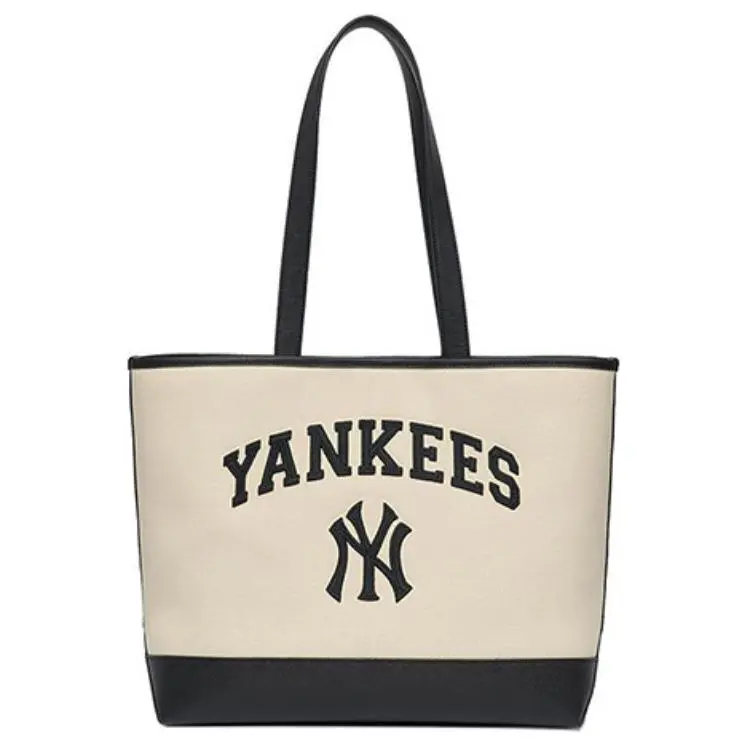 MLB Polyester Shoulder Bag Regular Unisex Black & White