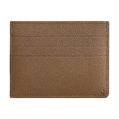 HERMES Evercolor Leather Card Holder Women's 3G Alezan Chestnut