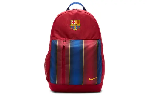 Nike Nike Football Series STADIUM FCB BKPK-FA20 Barcelona Fan Version Letter Logo Polyester Crossbody Bag Regular Unisex Couple Style Red