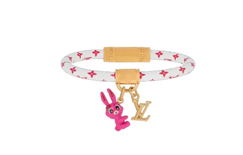 LOUIS VUITTON Metal Wristbands Women's White