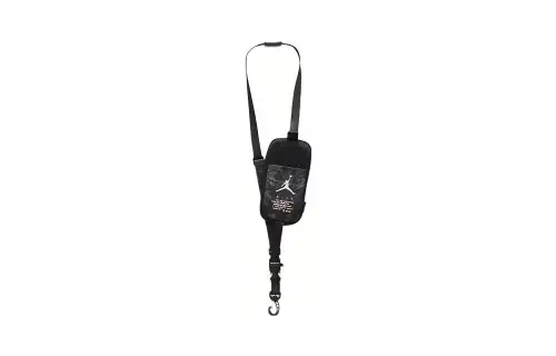 Jordan Nylon Cell Phone Pouch Regular Unisex Black