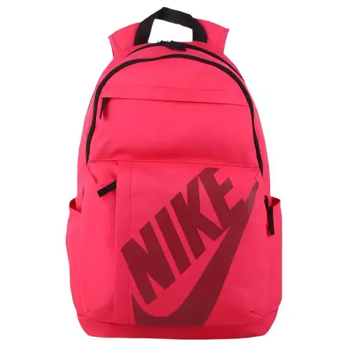 Nike Polyester Backpack Regular Unisex Rose Red
