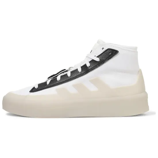 Adidas Znsored Skateboard Shoes Unisex High-Top White Brown