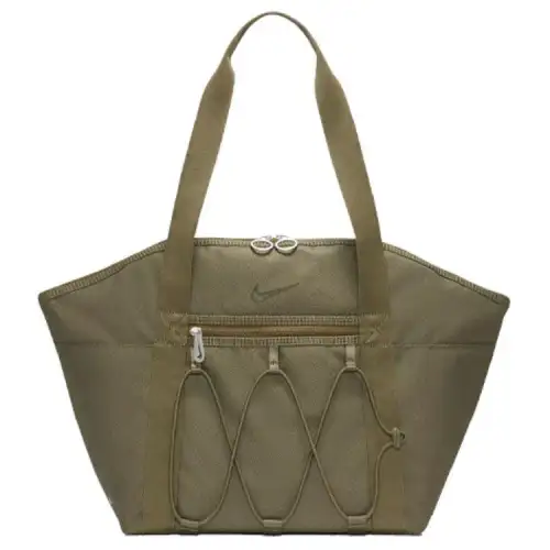 Nike Fabric Tote Bag, Shopping Bag, Shoulder Bag, Handbag Regular Women's Olive Green
