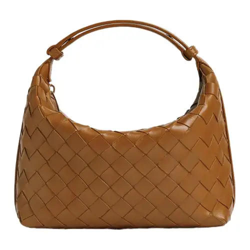 Bottega Veneta Wallace Mini Intrecciato Wood