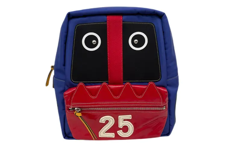 GUCCI Canvas Backpack Regular Kids' Blue/Red/Black