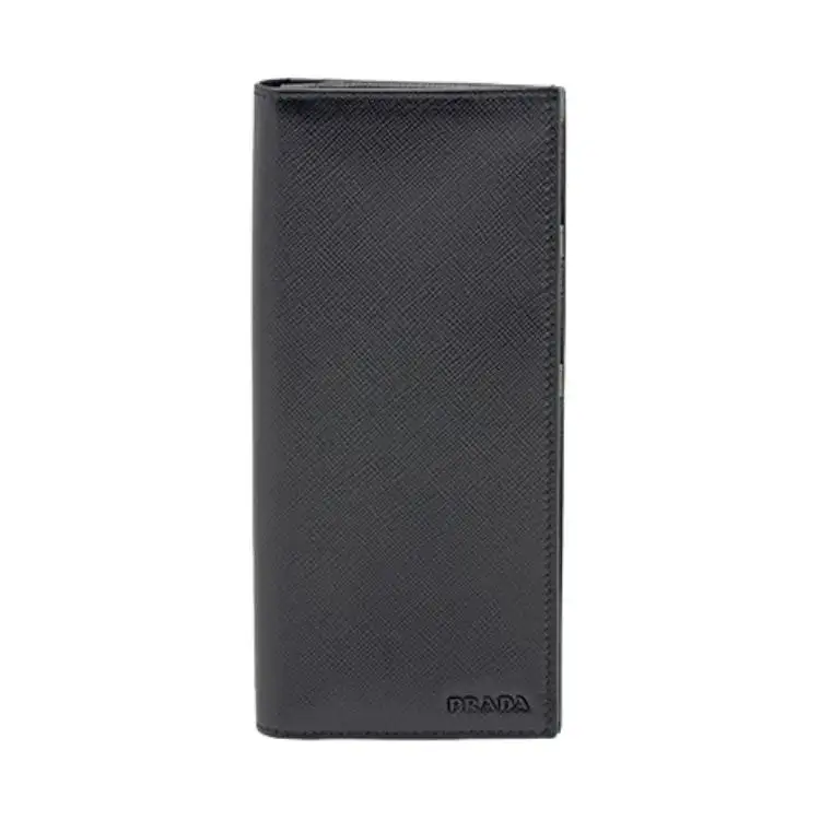 PRADA Saffiano Leather Wallet Men's Black