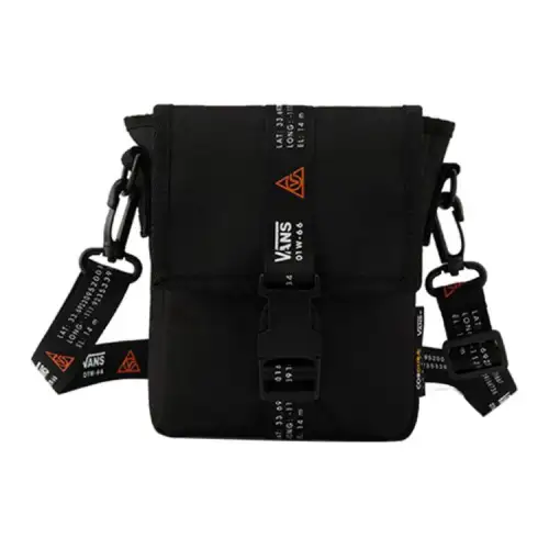 Vans Polyester Crossbody Bag, Shoulder Bag Unisex Black
