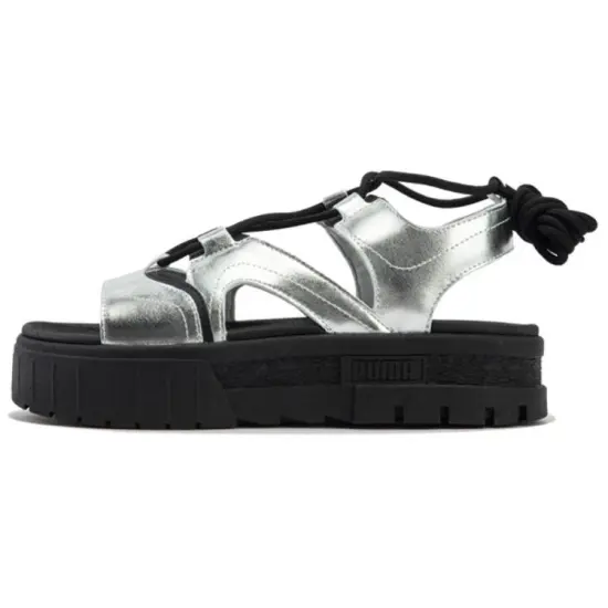 PUMA Cilia Wedge Sandals 'Silver' Women's