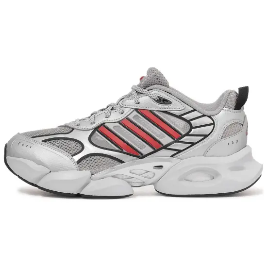 Adidas CLIMACOOL VENTO 3.0 Cushioning Wear Resistant Low Top Running Shoes Unisex Gray Red