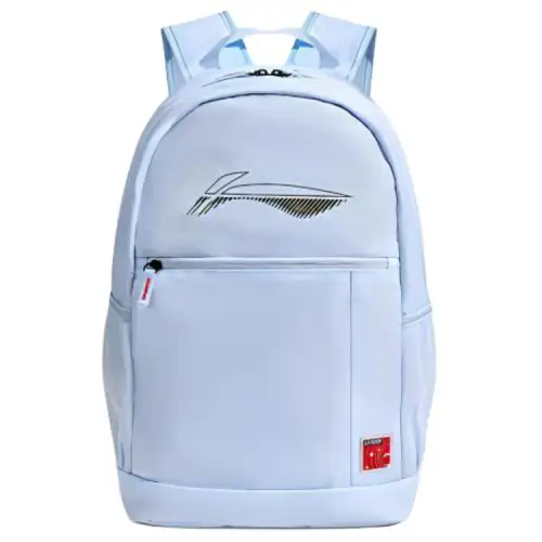 Li Ning Sports Life Collection Polyester Backpack Regular Unisex Light Frost Blue