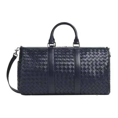 Bottega Veneta Cow Leather Handbag, Shoulder Bag, Crossbody Bag, Travel Bag Medium Men's Space Gray