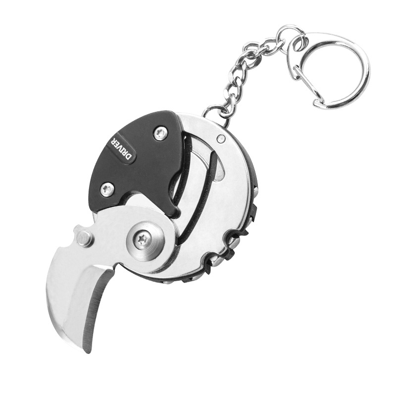QIEYUE Multi Tool Kits Stainless Steel Outdoor Unisex 6.7*4.6cm Multifunction