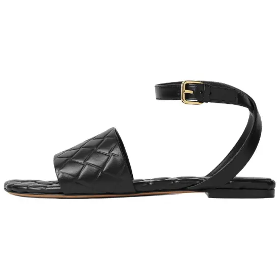 Bottega Veneta Amy Flat Sandals Women's