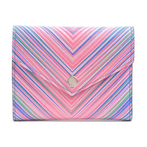 LOUIS VUITTON Cow Leather Wallet Women's Multicolor