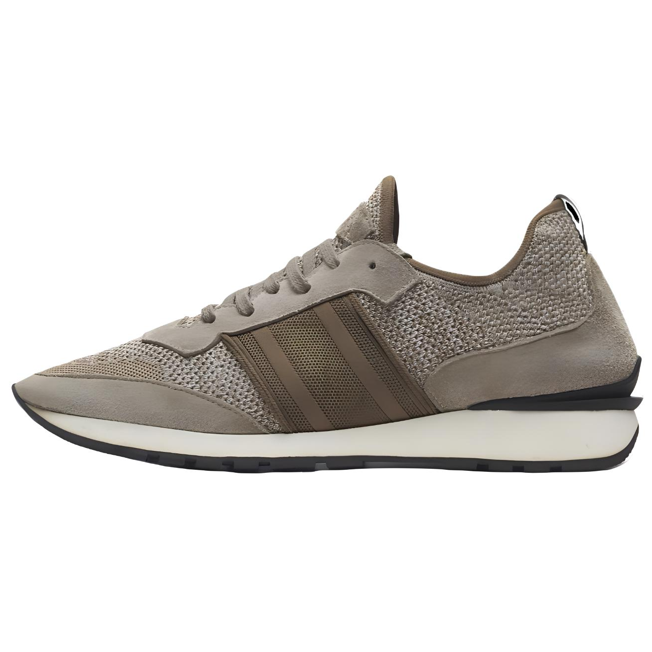 Бриони замшляна вокруг головы со шнурками Низкая банда жизнь для отдыха обувь мужской стиль коричневый