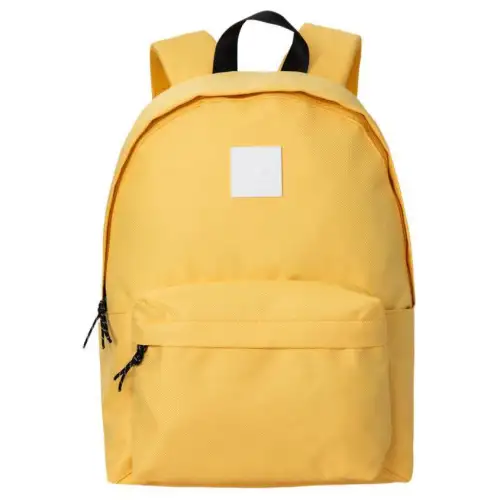 Converse Zip Closure Polyester Backpack Regular Banana Yellow