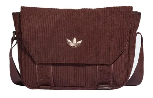 Adidas Originals Trefoil Corduroy Crossbody Bag, Shoulder Bag Regular Unisex Dark Brown