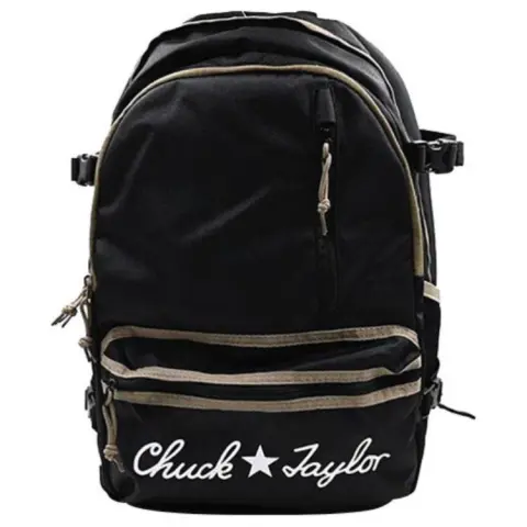 Converse Polyester Backpack Regular Women's Black Brown