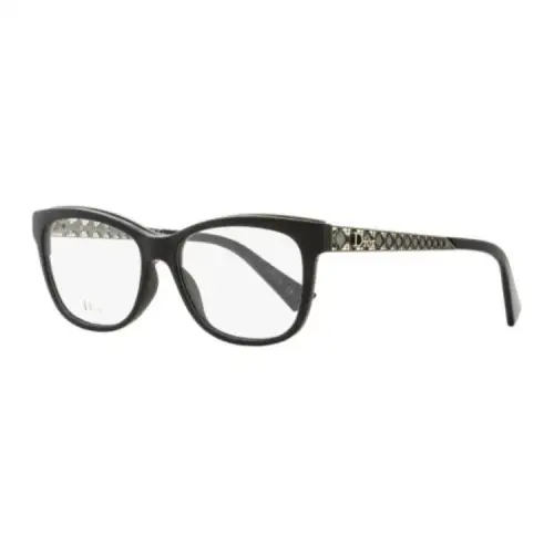 DIOR Plastic Oval Eyeglass Frames Men's Black
