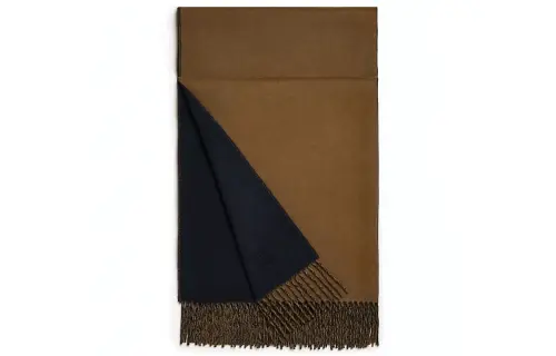 HERMES Knit Scarves Women's Brown
