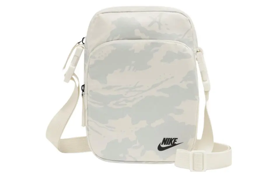 Nike Heritage Fabric Crossbody Bag, Shoulder Bag Unisex White