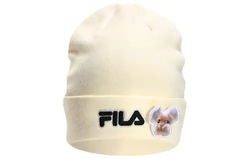 FILA Polyester Beanies Women's White