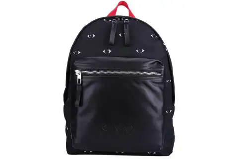 KENZO Fabric With Leather Backpack Men's Black