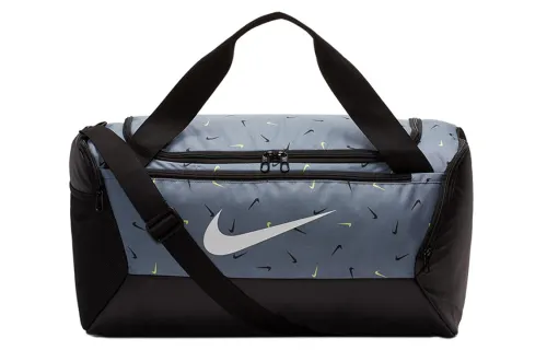 Nike Polyester Storage Bag One Shoulder Gym Bag Regular Unisex Blue Gray