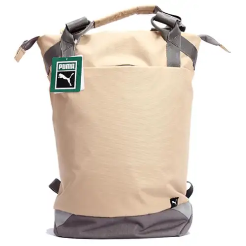 PUMA Fabric Travel Bag Backpack Regular Unisex Khaki & Gray
