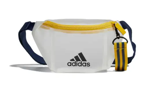Adidas Polyurethane Fanny Pack, Crossbody Bag Regular Unisex Semi Transparent