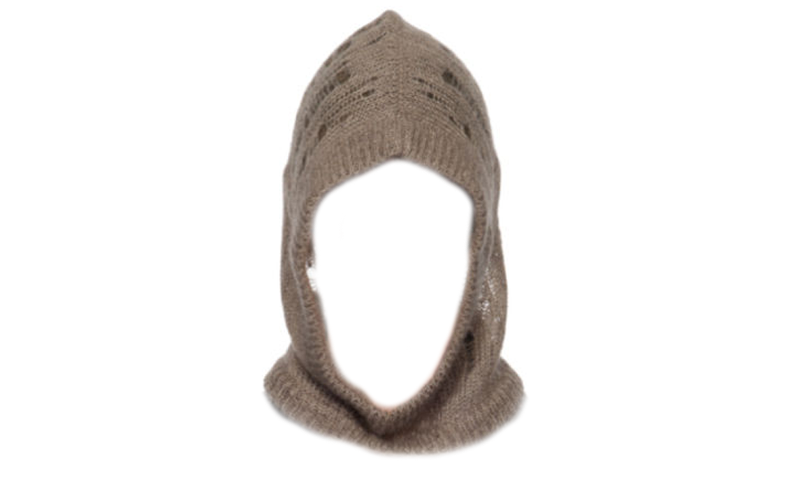 RICK OWENS/RO Nylon, Mohair, Wool Beanies Men's Gray